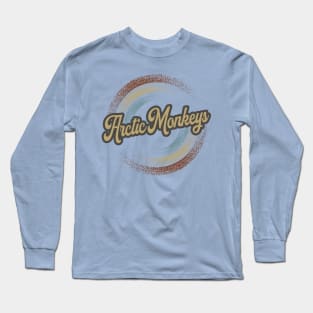 Arctic Monkeys Circular Fade Long Sleeve T-Shirt